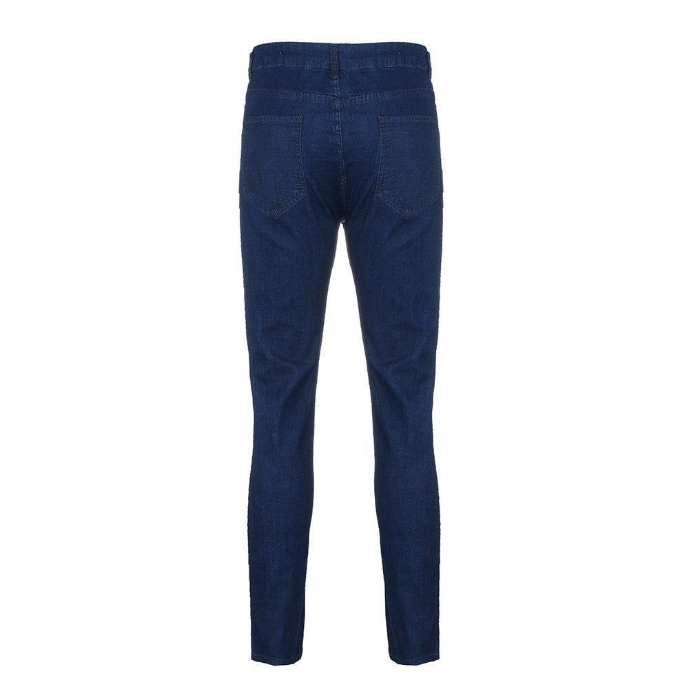 Trend Knehull Glidelåser Jeans