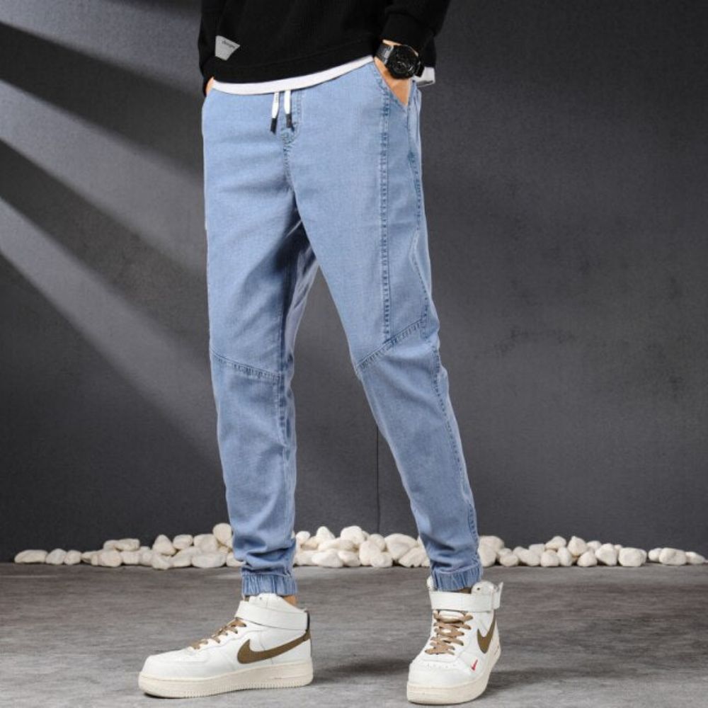 Vintage Streetwear Denim Joggebukser