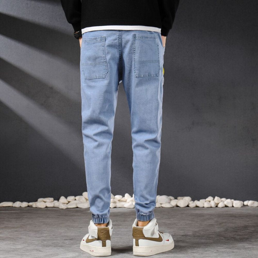 Vintage Streetwear Denim Joggebukser