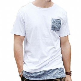 Cotton Streetwear Longline T-skjorte