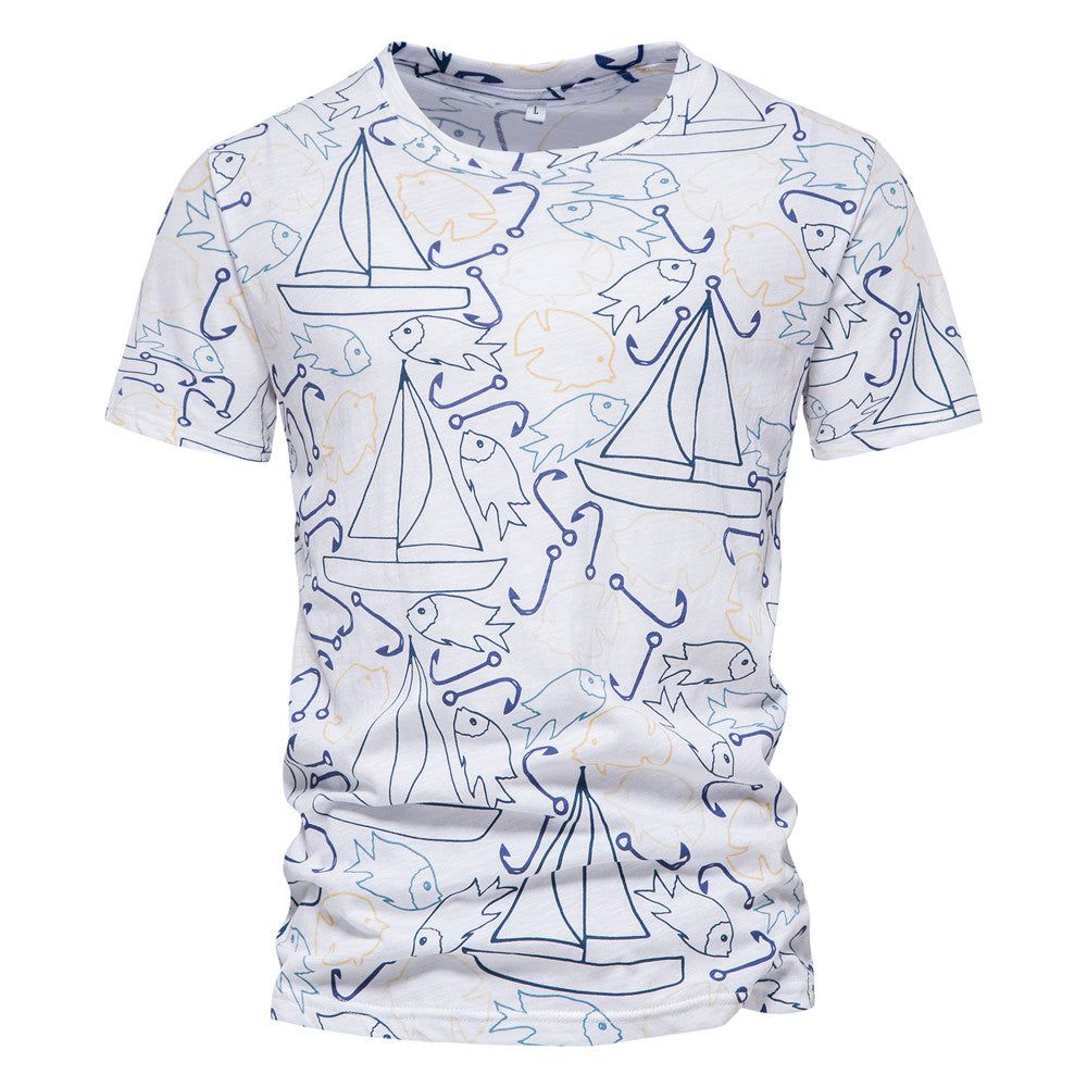 Designer Finest Cotton Menn T-skjorte