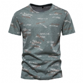 Designer Finest Cotton Menn T-skjorte