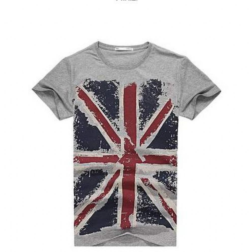 Hot England Style Slim Fit T-skjorter