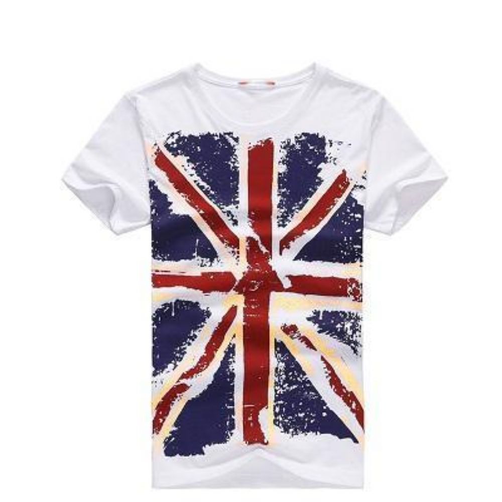 Hot England Style Slim Fit T-skjorter