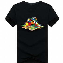 Stilig Rubik Cube T-skjorte
