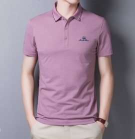 Summer Cotton Pustende Business Menn Polo