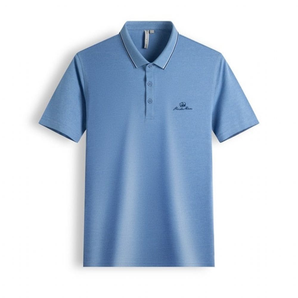 Summer Cotton Pustende Business Menn Polo