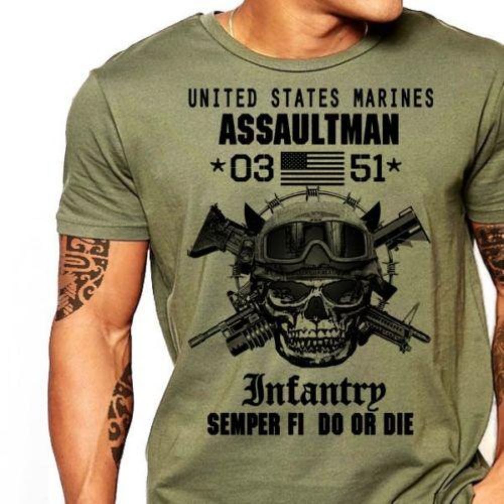 Us Marines Infantry Assaultman T-skjorte