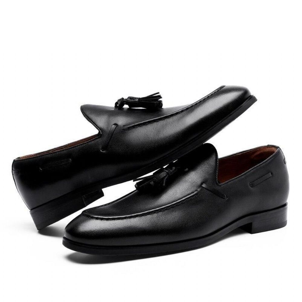 Elegante Duske Loafers I Skinn