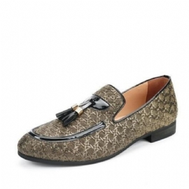 Elegante Flettede Loafers I Skinn