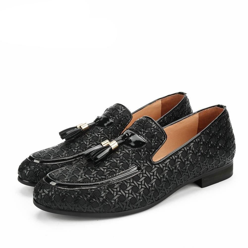 Elegante Flettede Loafers I Skinn