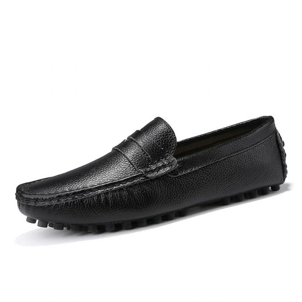 Loafers I Ekte Skinn Med Pigger