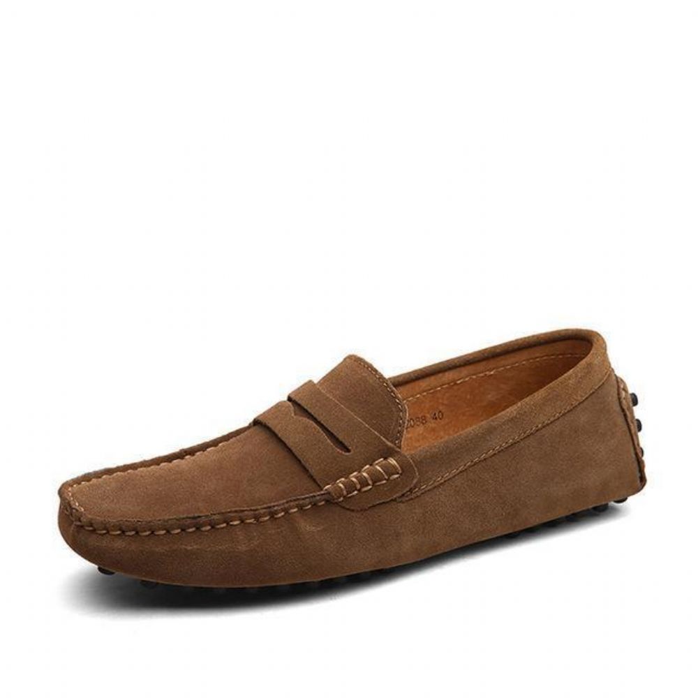 Loafers Mokkasiner Slip On Flate Herresko