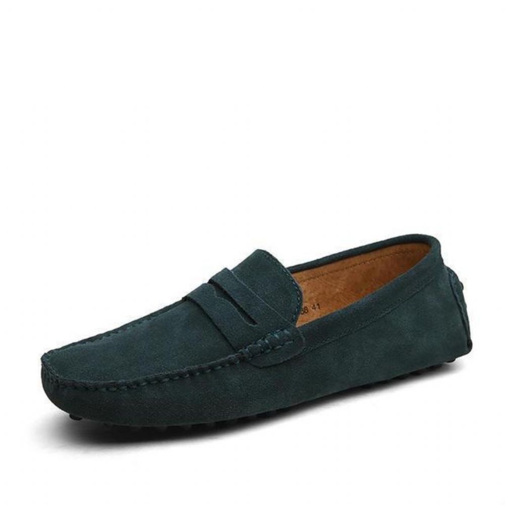 Loafers Mokkasiner Slip On Flate Herresko