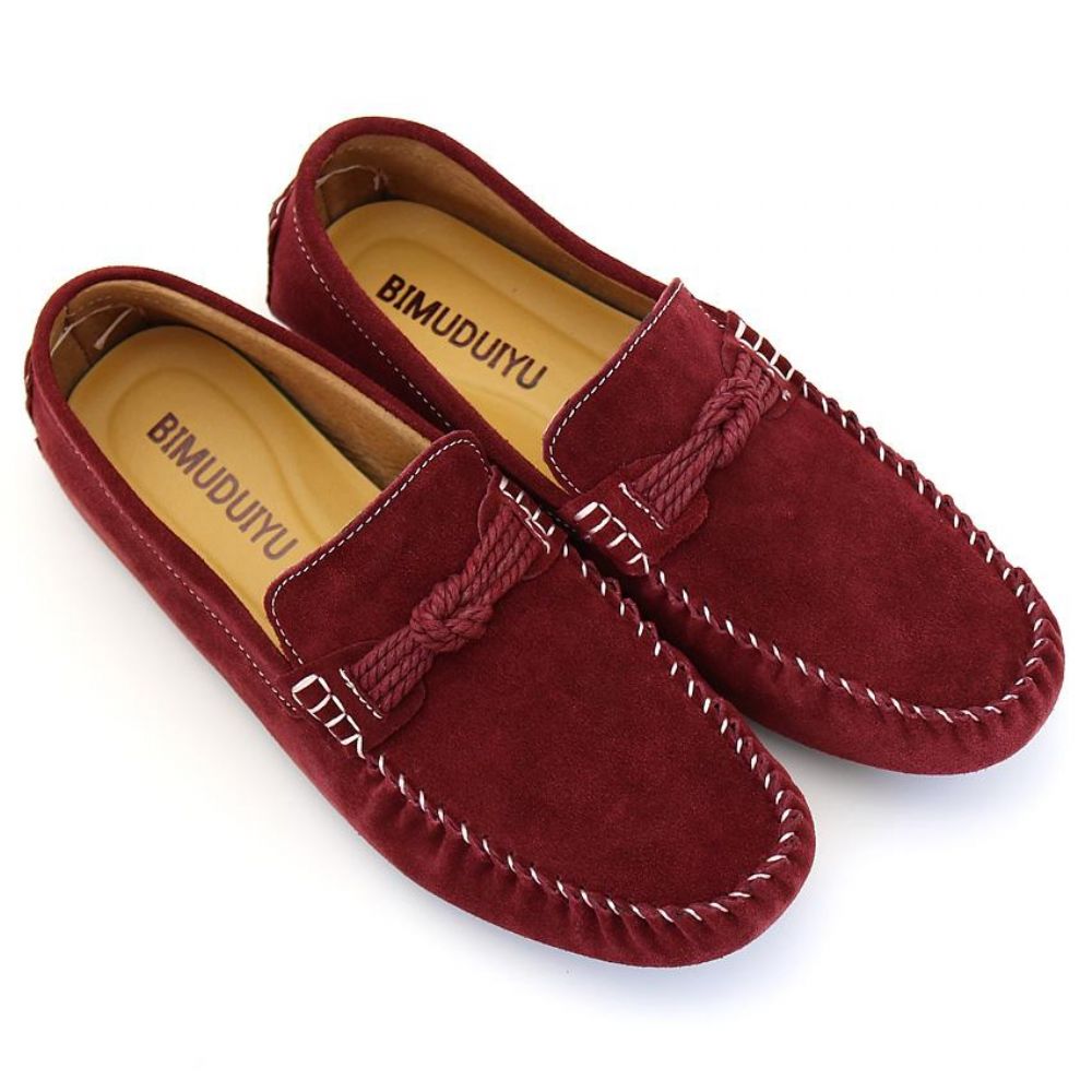 Minimalistiske Soft Knot Loafer Flat Shoes