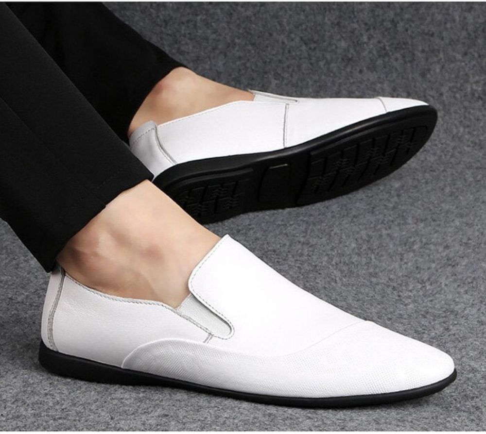 Slip-on Loafers I Ekte Skinn