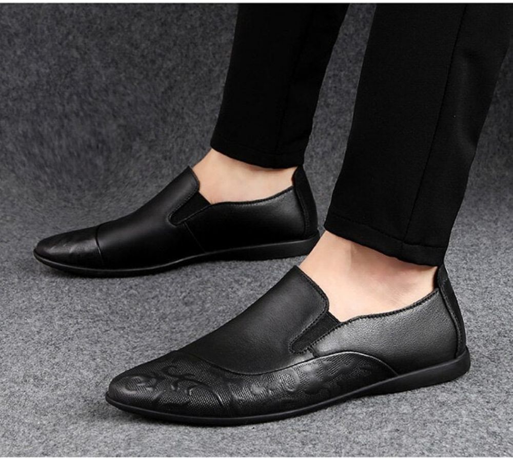 Slip-on Loafers I Ekte Skinn