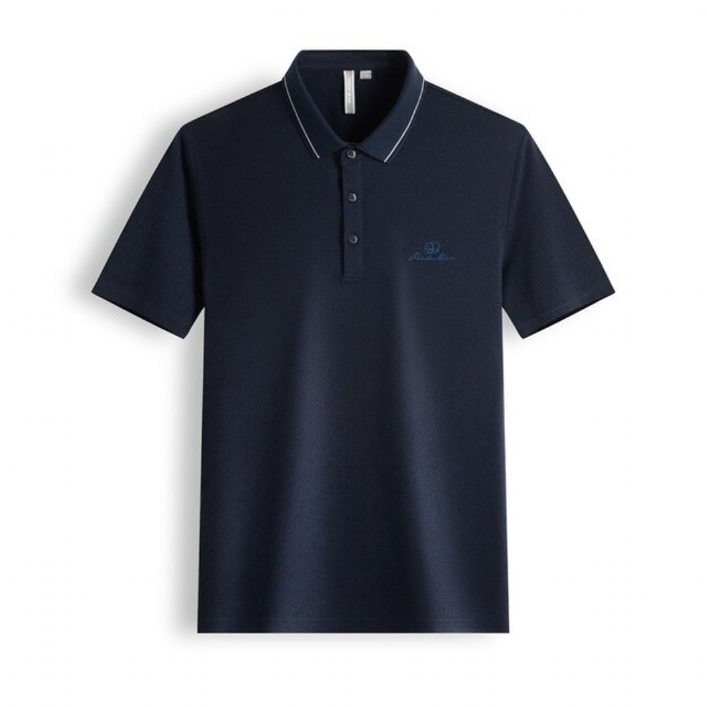 Summer Cotton Pustende Business Menn Polo