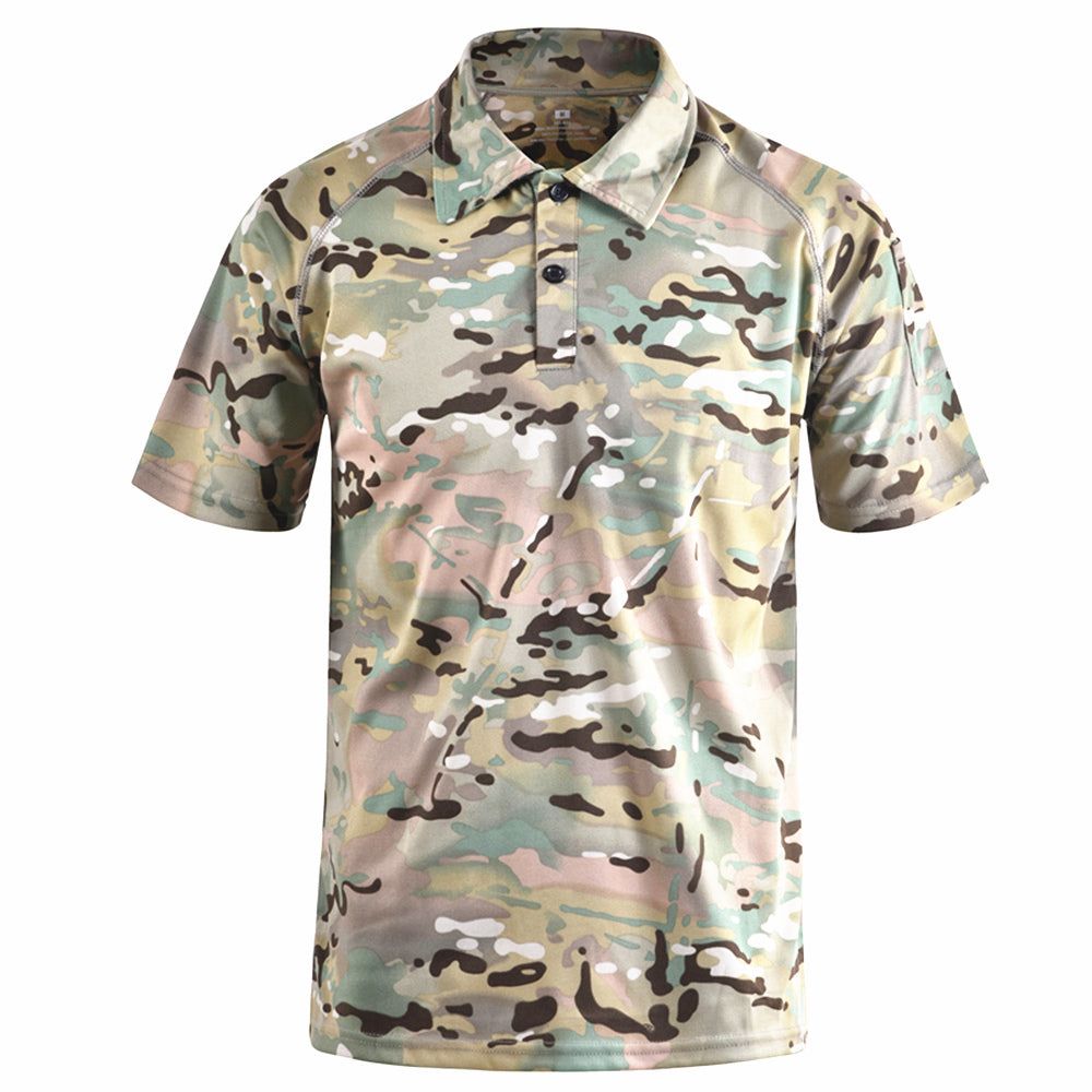 Typhon Multicam Fast Dry Tactical Camouflage Polo Skjorte