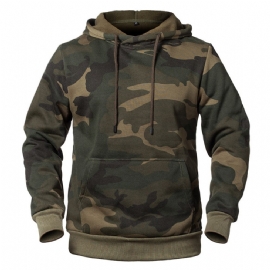 Camouflage Military Fleece-hettegenser