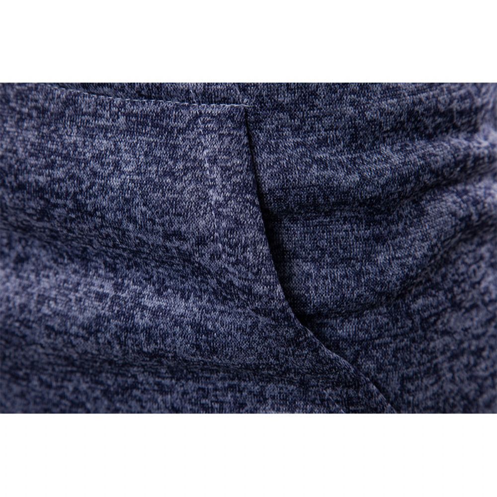 Fashion Color Fleece Vinter Hettegenser