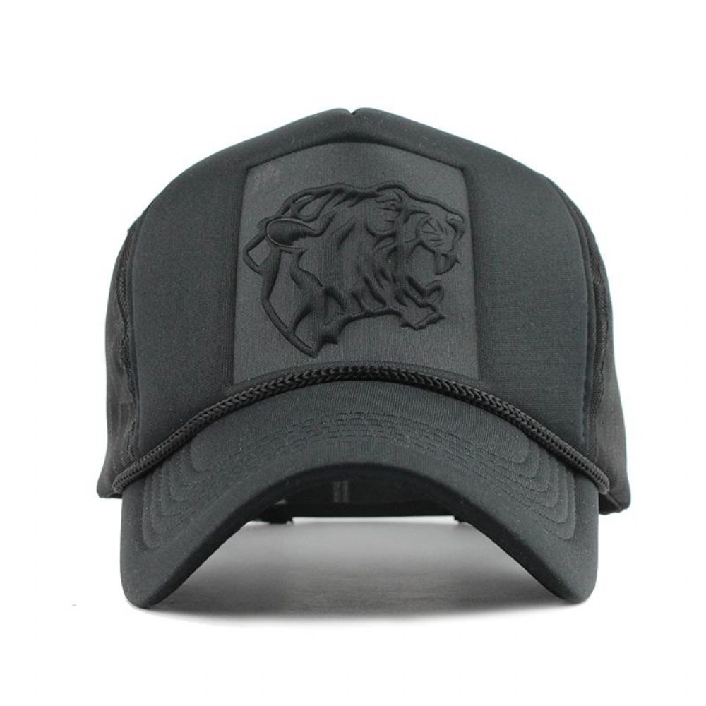 Leopardtrykk Buet Baseballcaps