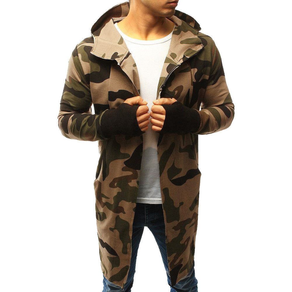 Camouflage Hip Hop Hette Cardigan