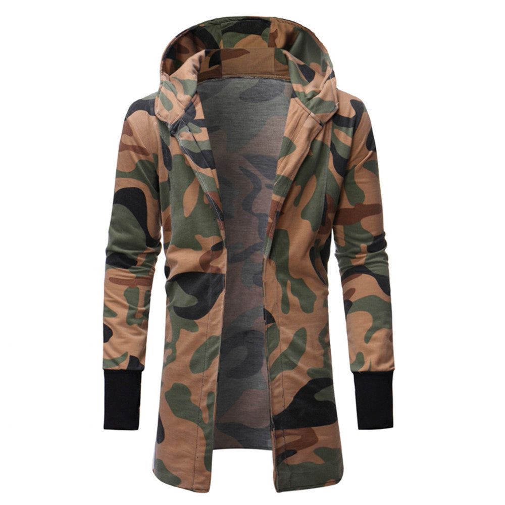 Camouflage Hip Hop Hette Cardigan