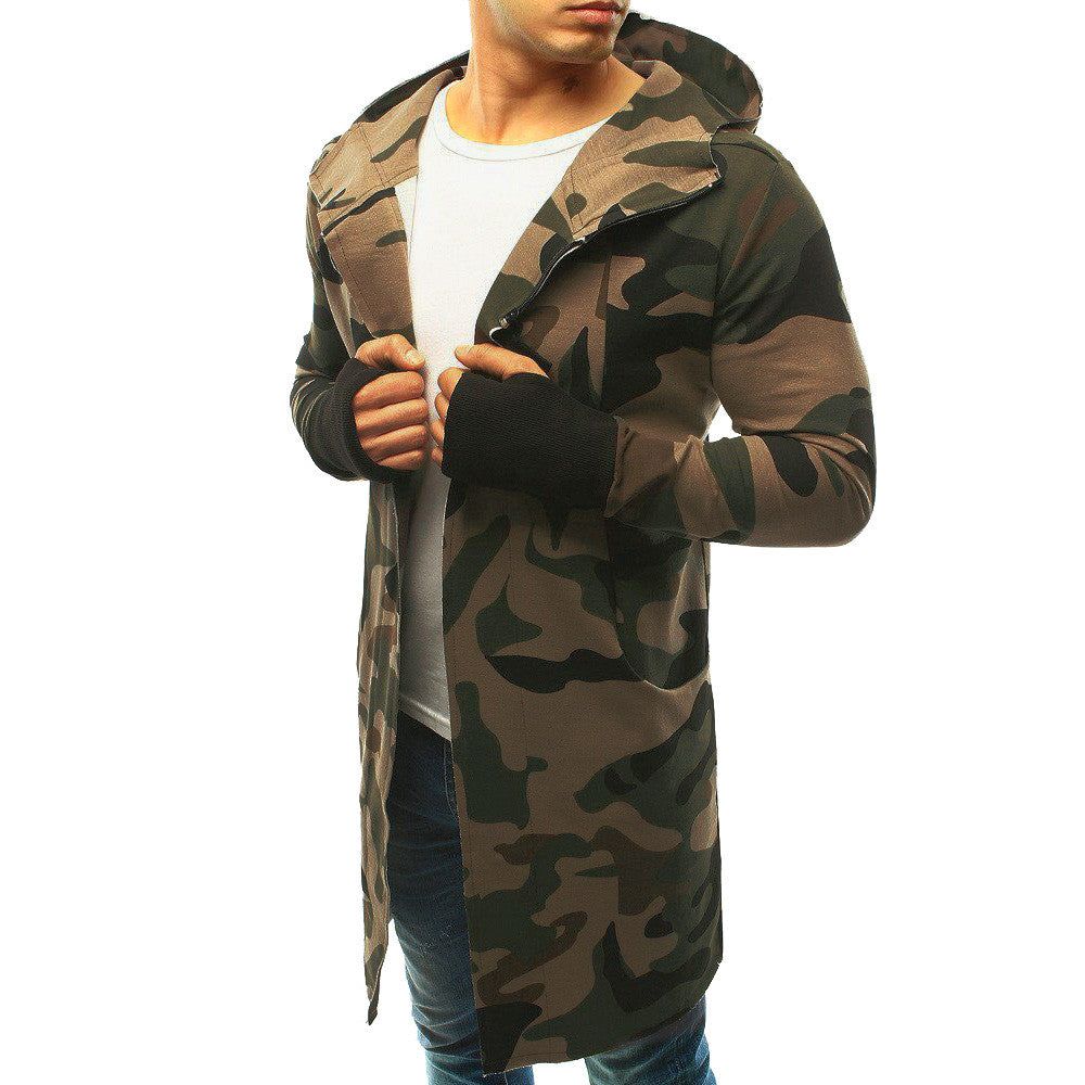 Camouflage Hip Hop Hette Cardigan