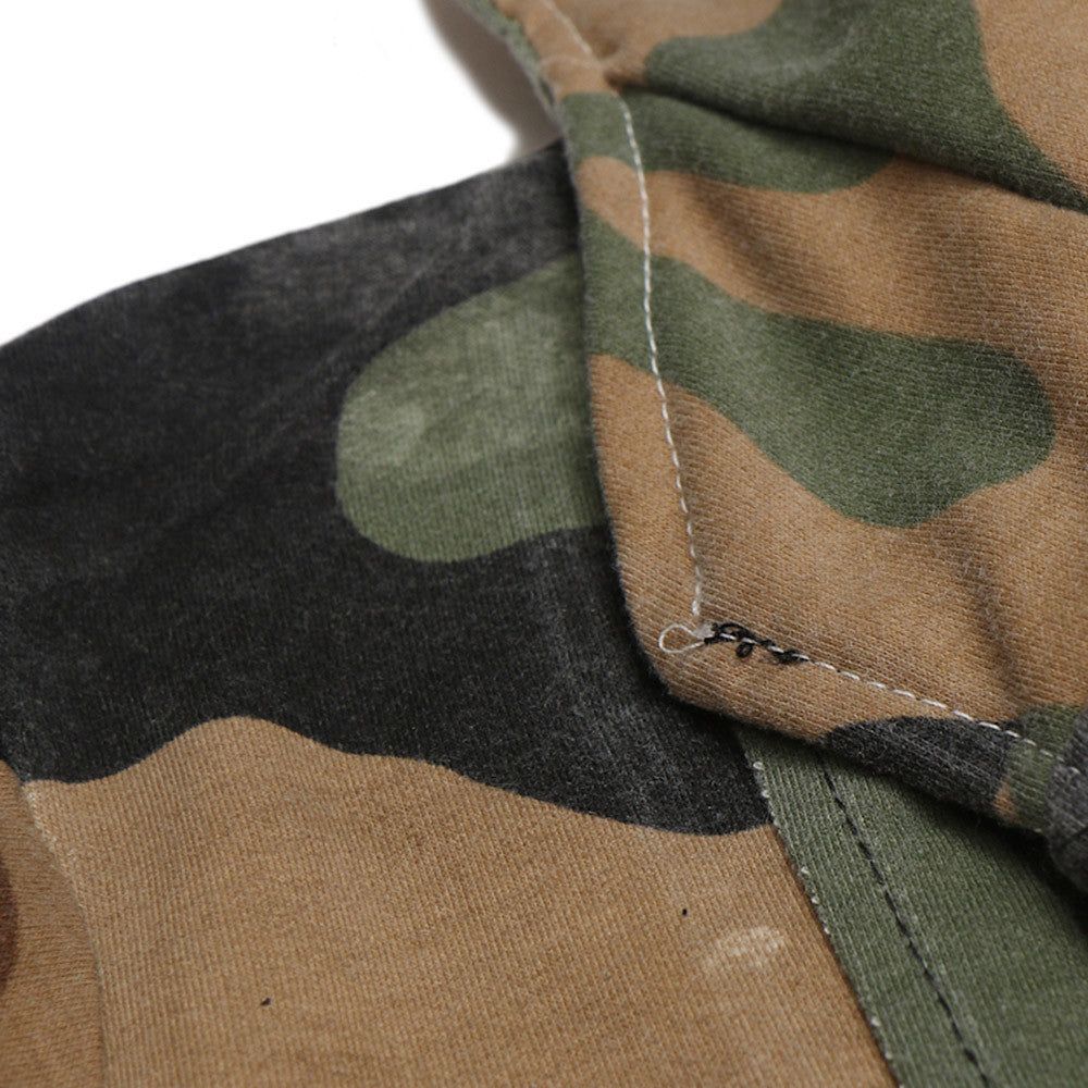 Camouflage Hip Hop Hette Cardigan