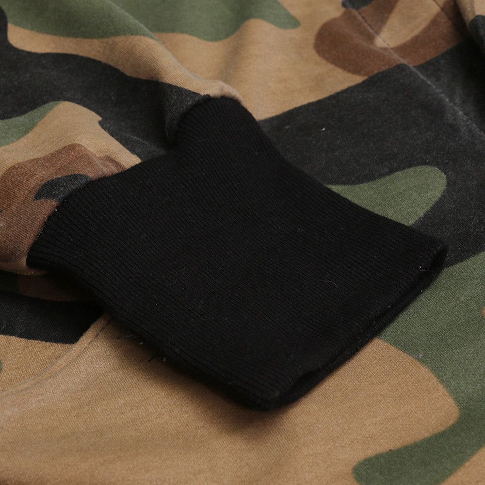 Camouflage Hip Hop Hette Cardigan