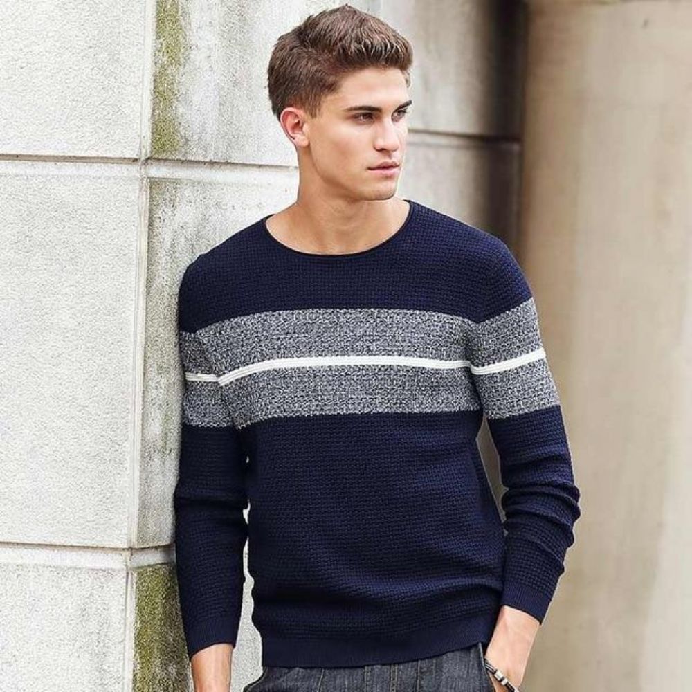 James Striped Pullover