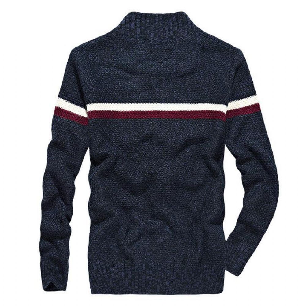 Knitted Wear Casual Baseball Krage Cardigan