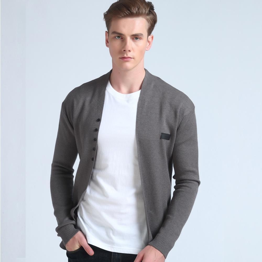 Middels Lang Solid Cardigan