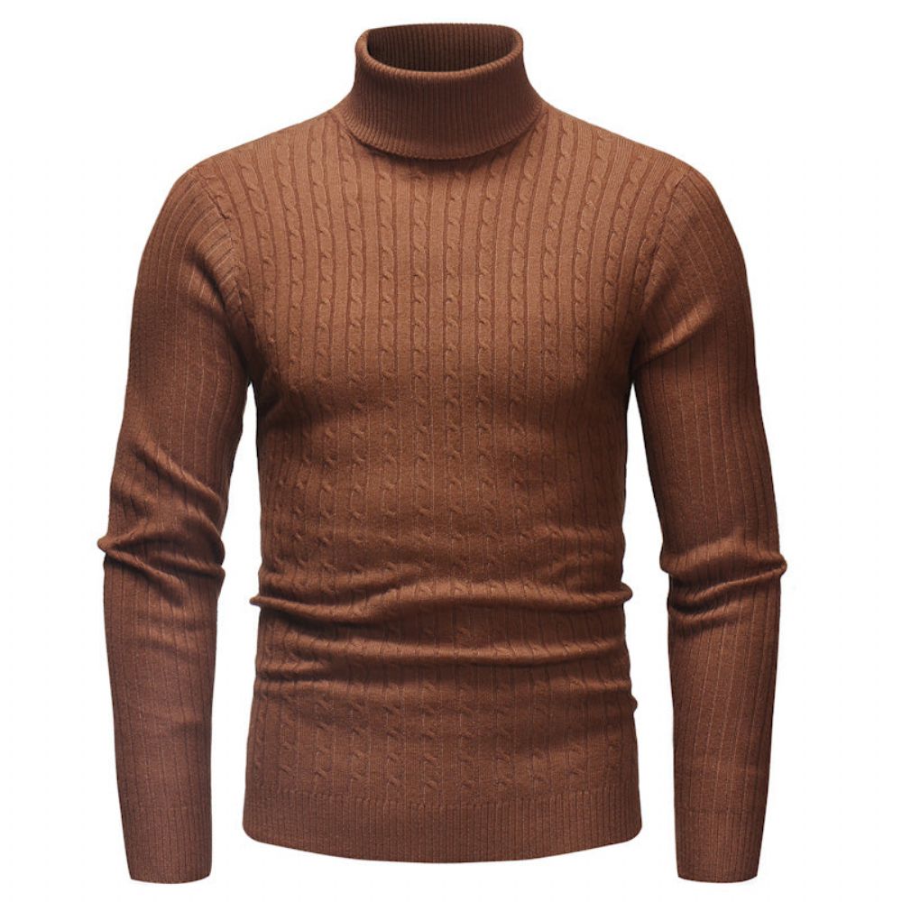 Strikket Turtleneck Genser