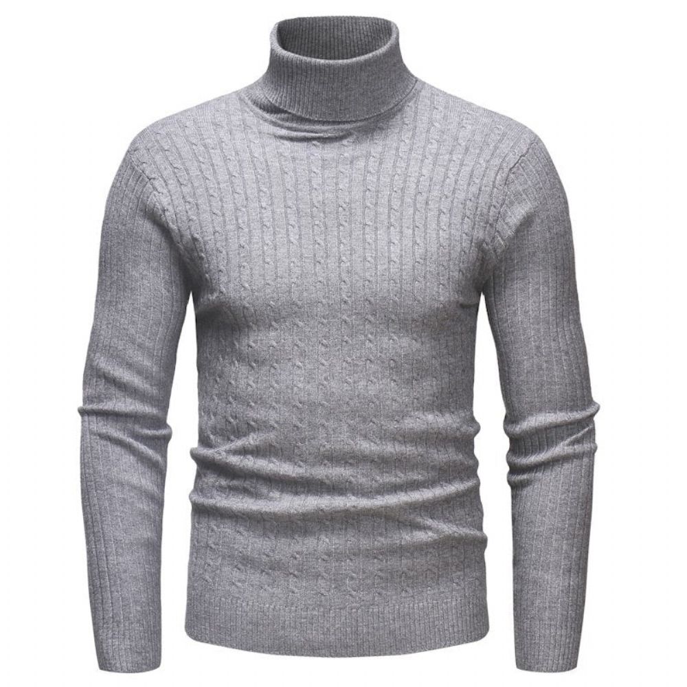 Strikket Turtleneck Genser