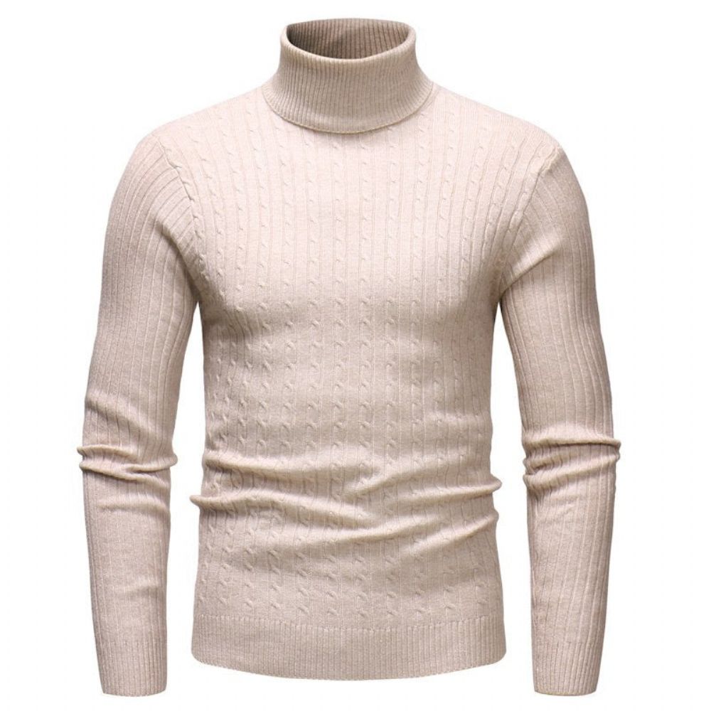 Strikket Turtleneck Genser