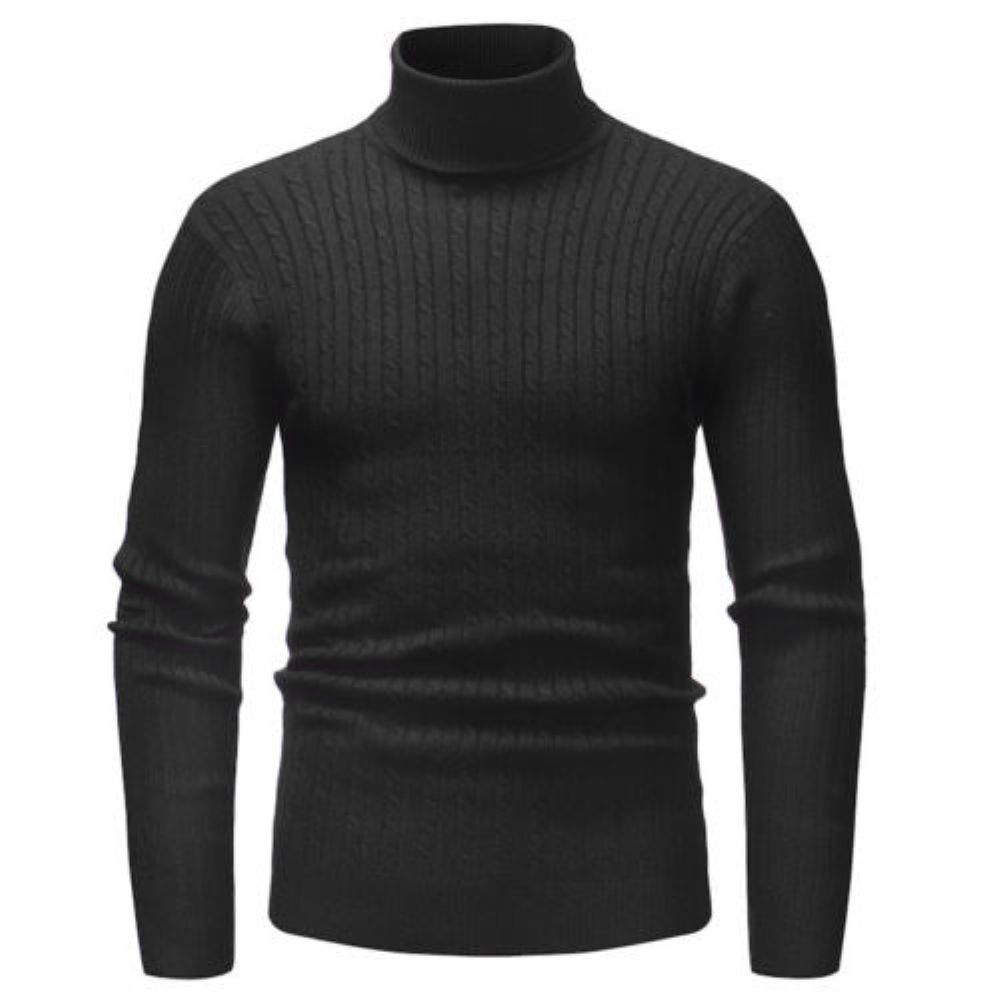 Strikket Turtleneck Genser