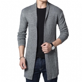 Vinter Lang Myk Cardigan