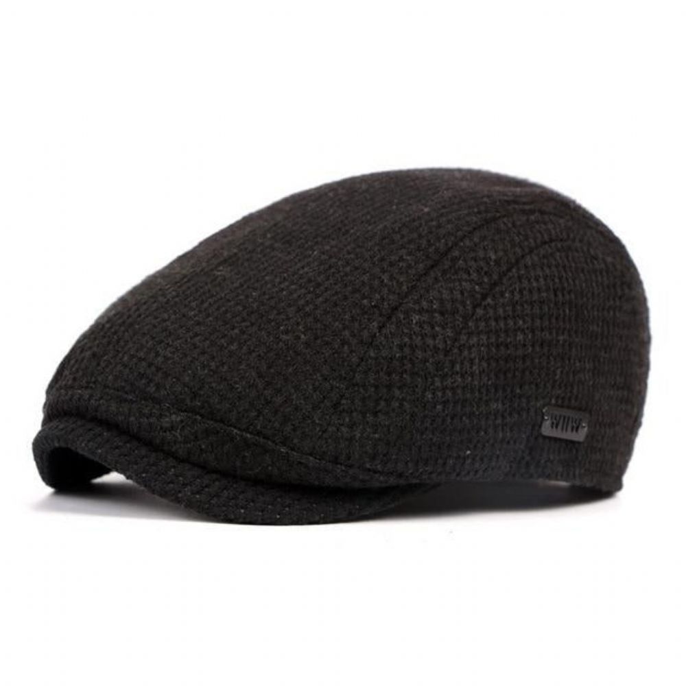 Strikket Myk Vinter Newsboy Cap