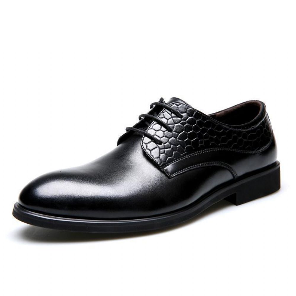 Black Menn Business Pustende Oxfords