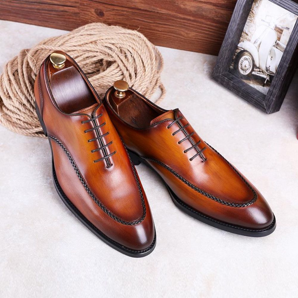 Brogues Retro Gentleman Oxford Sko