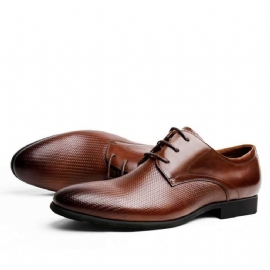 Ekte Skinn Office Oxfords Dress Sko