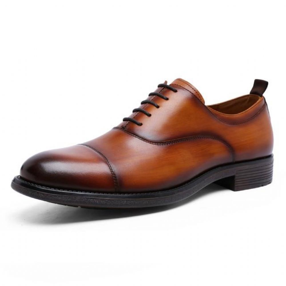 Gentleman Retro Patent Leather Oxford