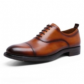 Gentleman Retro Patent Leather Oxford