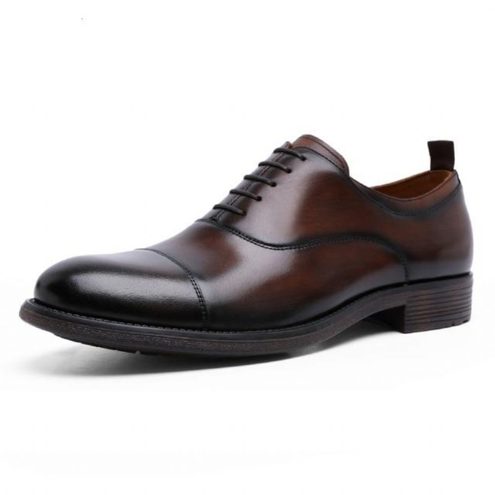 Gentleman Retro Patent Leather Oxford