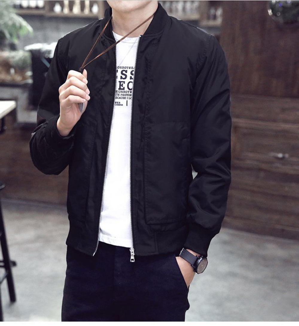 Bomber Overcoat Windbreaker Jacket