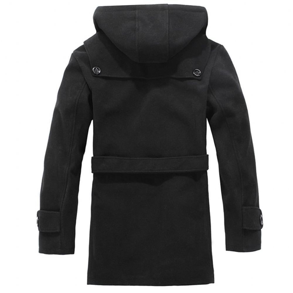 Fashion Thicken Weigh Wool Business Coat