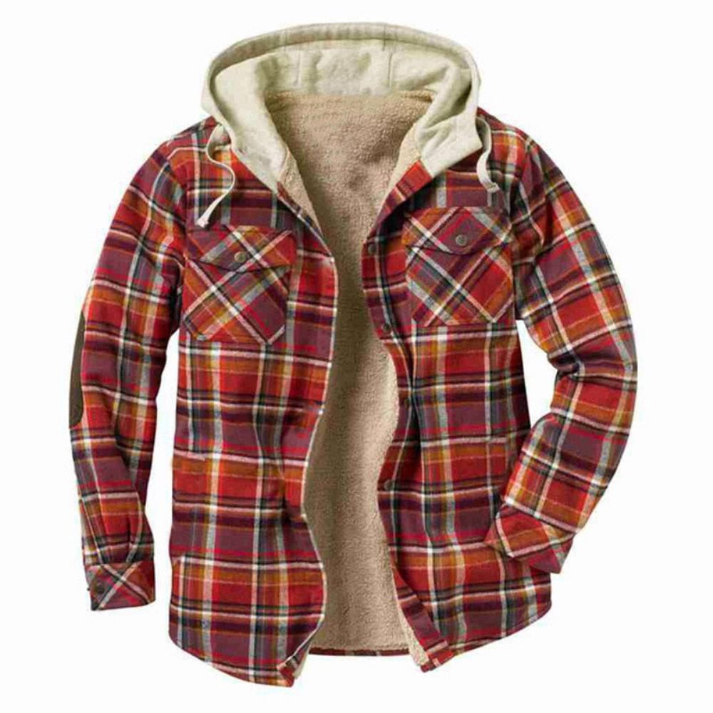 Fleece Varm Albuelapp Cowboyjakke