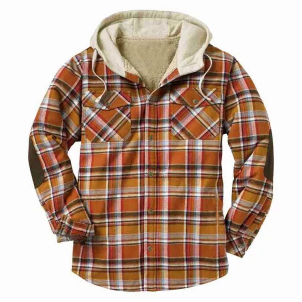 Fleece Varm Albuelapp Cowboyjakke